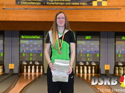 Sportkegler Münstermaifeld feiern die erste Deutsche Meisterin der Vereinsgeschichte im Damen Einzel